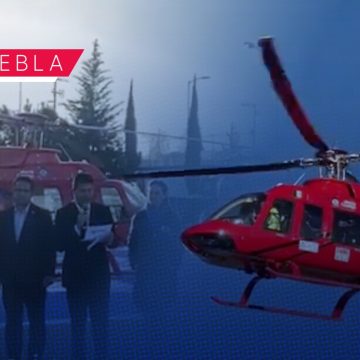 “Arcángel”, helicóptero que patrullará la ciudad de Puebla  