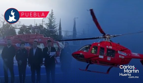 “Arcángel”, helicóptero que patrullará la ciudad de Puebla  