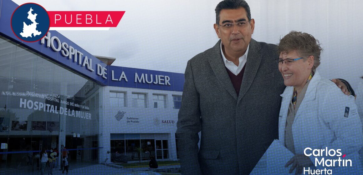 Supervisa Sergio Salomón rehabilitación del Hospital de la Mujer