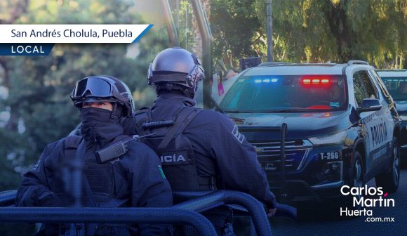 Implementan operativo “Guadalupe-Reyes” en San Andrés Cholula