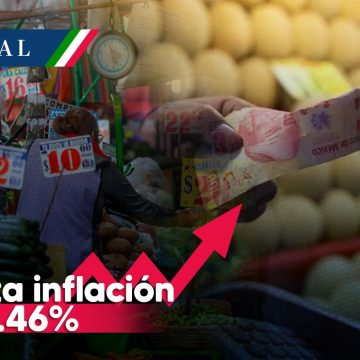 Repunta inflación a 4.46% en primera quincena de diciembre en México  