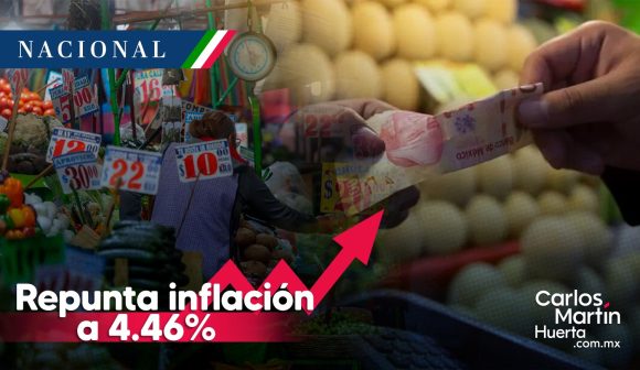Inflación - diciembre Repunta inflación a 4.46% en primera quincena de diciembre en México
