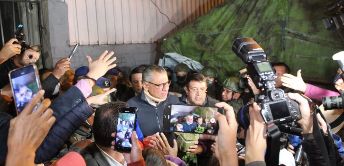 Exvicepresidente de Ecuador, Jorge Glas se refugia en la Embajada de México
