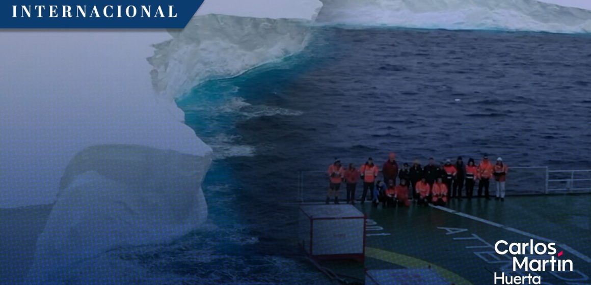 Sale a flote ‘mega iceberg’ en el Océano Antártico