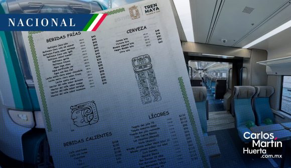 Menú del Tren Maya, caro y con errores