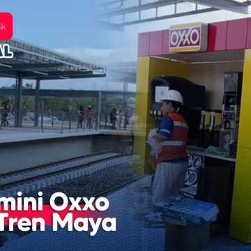 (VIDEO) Llega mini Oxxo al Tren Maya