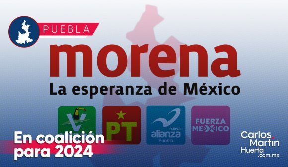 Portada Morena, PT, Verde, Nueva Alianza Puebla y Fuerza por México, van en coalición para 2024, anuncia Alejandro Armenta CMH Morena, PT, Verde, Nueva Alianza Puebla y Fuerza por México, van en coalición para 2024, anuncia Alejandro Armenta