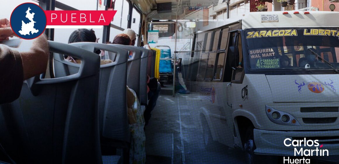 No habrá aumento a la tarifa del transporte público en Puebla; lo reafirma Céspedes Peregrina