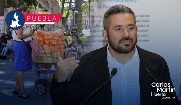 No hay permisos para ambulantes en Puebla: Adán Domínguez