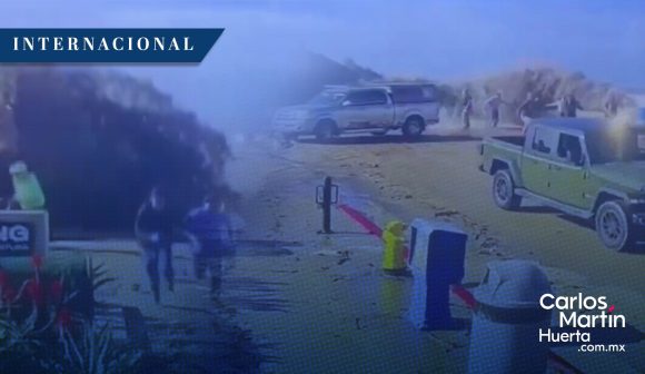 (VIDEO) Enorme ola impacta playa de California y deja ocho heridos