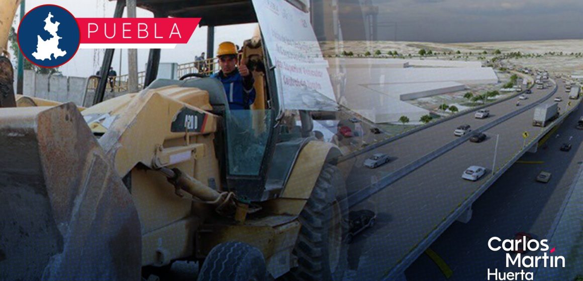 Arranca construcción del Paso Superior Vehicular Central de Abasto en Puebla  