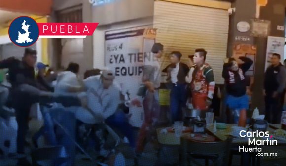 Payasos y personal de Vía Pública protagonizan pelea en Centro Histórico