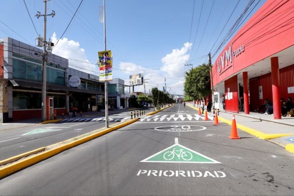 Entregan rehabilitación de Camino Real a San Andrés Cholula