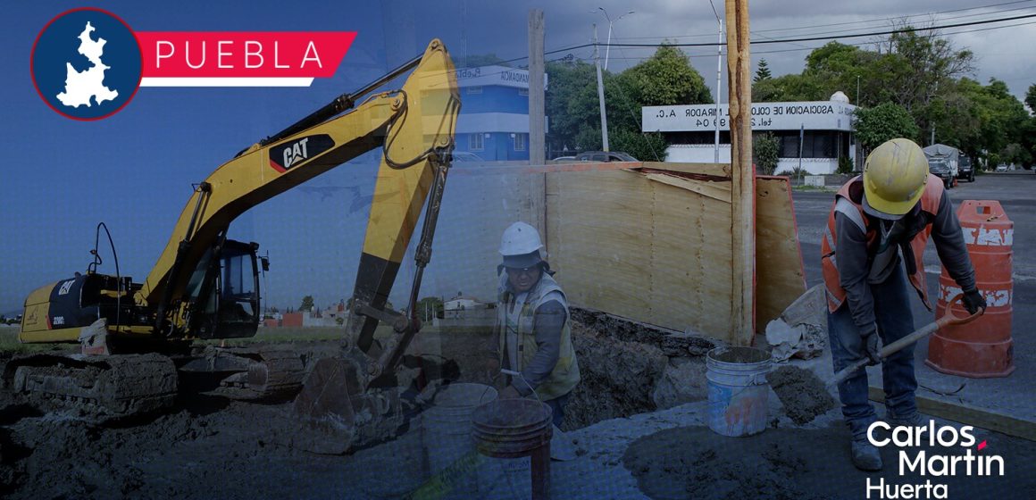 El valor de producción de las empresas constructoras en Puebla creció el 1.7%