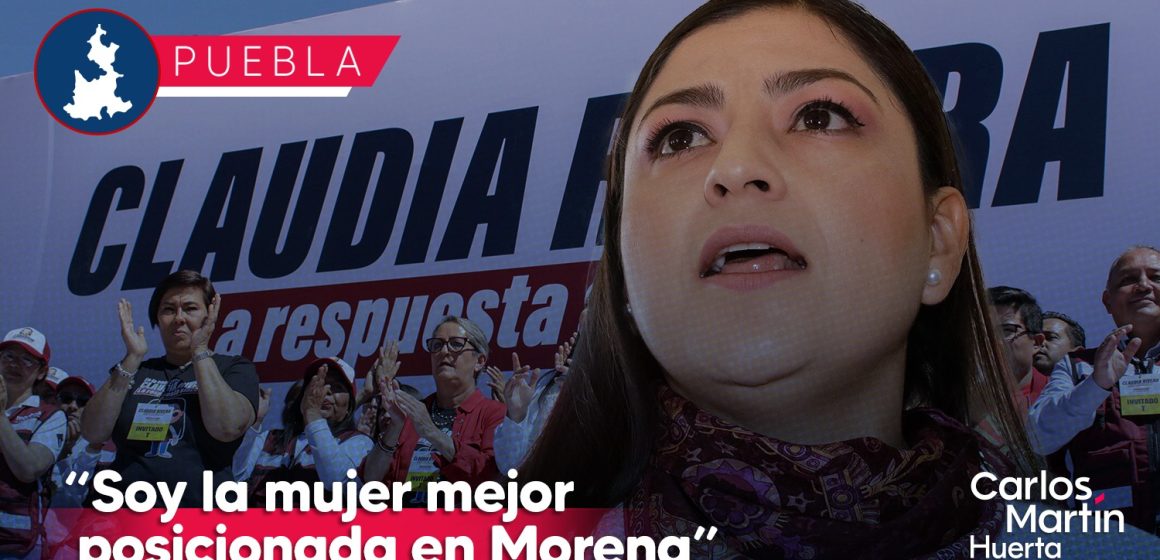 Soy la mujer mejor posicionada en Morena para senaduría y alcaldía: Claudia Rivera
