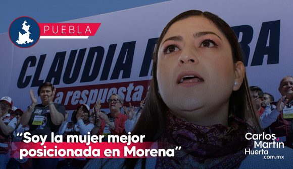 Soy la mujer mejor posicionada en Morena para senaduría y alcaldía: Claudia Rivera