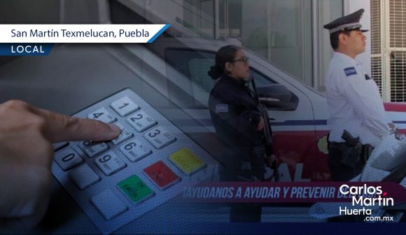 SSP de Texmelucan refuerza la seguridad con acompañamientos bancarios