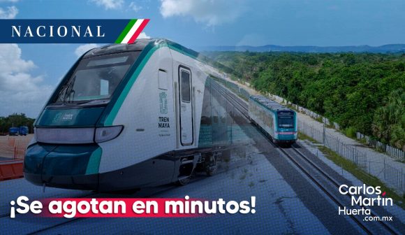 Tren Maya - boletos agotados Boletos para primer viaje del Tren Maya se agotan en minutos