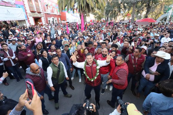 Puebla con crecimiento económico y social, para generar empleo: Armenta