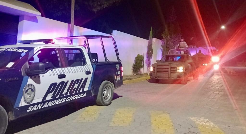 Refuerzan seguridad en San Andrés Cholula ante temporada decembrina