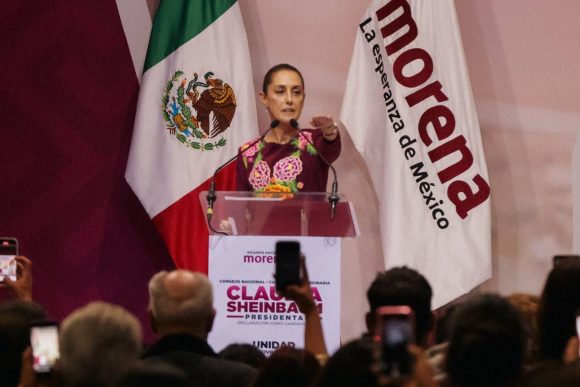 2691e22d-6d2b-4f59-8537-55f825f8bddc Consejo Nacional de Morena declara a Sheinbaum candidata a la presidencia de México