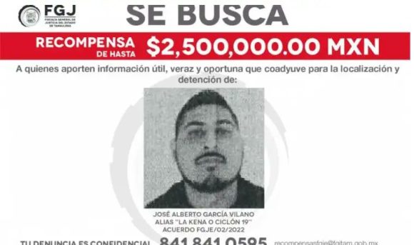 Detienen a “La Kena”, integrante del Cártel del Golfo