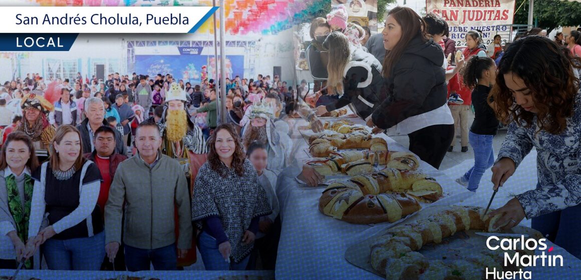 Inauguran la Feria de la Rosca 2023 en San Andrés Cholula