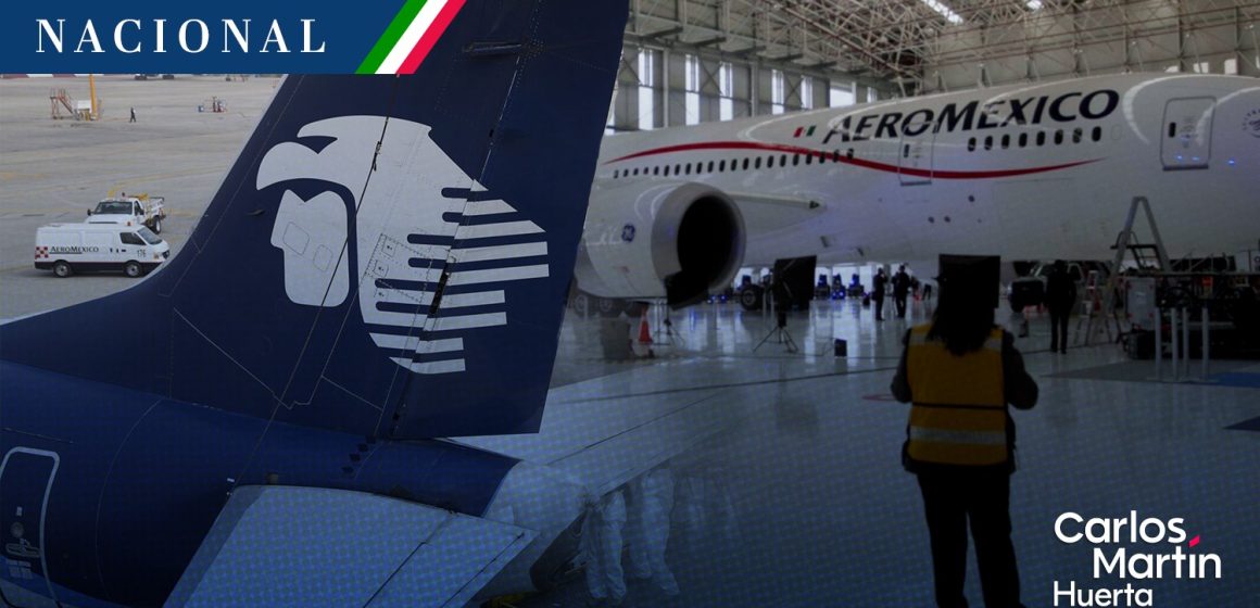 Revisión de aviones de Aeroméxico afecta a más de 19 mil pasajeros  