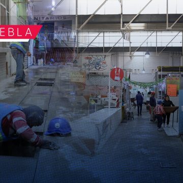 Avanzan las obras de rehabilitación de los 5 mercados municipales en Puebla