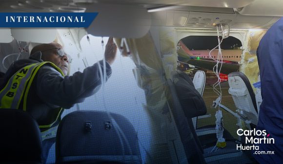 Encuentran en un patio pieza que se desprendió en pleno vuelo de Alaska Airlines