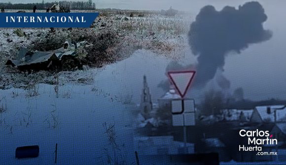 (VIDEO) Se estrella avión ruso con 65 presos ucranianos; no hay sobrevivientes