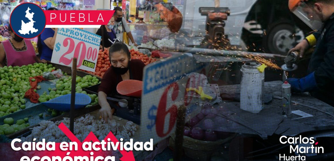 Actividad económica en Puebla tuvo una caída del -0.2%: INEGI