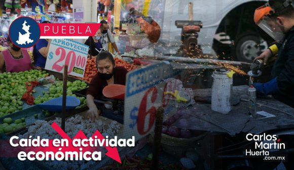 Actividad económica en Puebla tuvo una caída del -0.2%: INEGI
