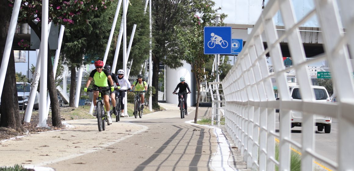 Gobierno rehabilita ciclopista de la Vía Atlixcáyotl