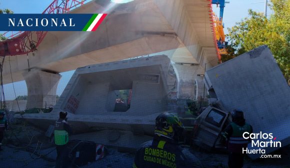 (VIDEO) Colapsa estructura del Tren Interurbano México-Toluca