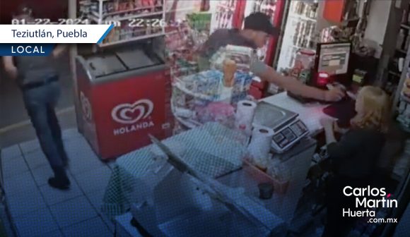 Con gas pimienta, roban tienda en Teziutlán