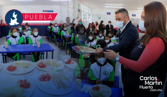 Continúa la entrega de desayunadores escolares en Puebla; así lucen ahora
