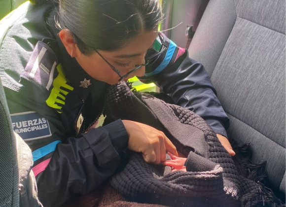 Diseño sin título (69) Abandonan auna bebé recién nacido en Santa Bárbara Norte; es rescatado por la Policía