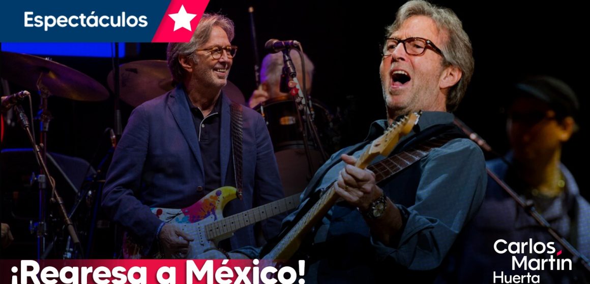 Eric Clapton regresa a México; dará concierto en octubre