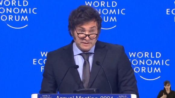 “Occidente está en peligro” por el socialismo: Milei en Davos