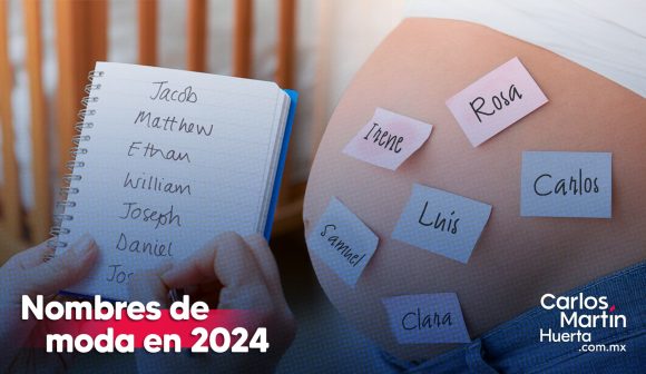 Nombres de moda en 2024