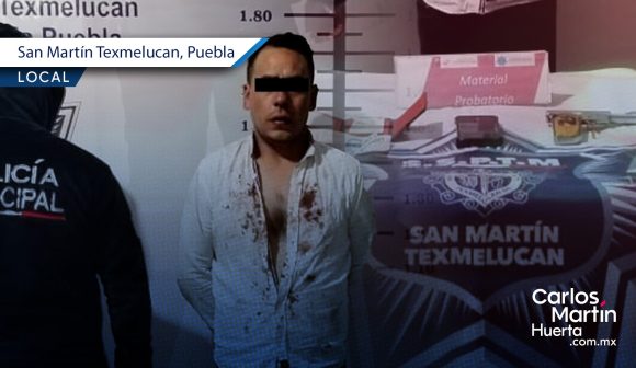 Roba motocicleta y desata persecución en Texmelucan; fue detenido