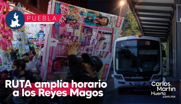 Se amplía el horario de RUTA para ayudar a los Reyes Magos