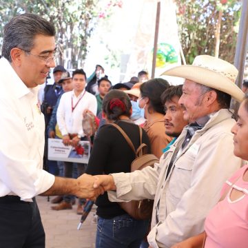 Realiza gobierno de Sergio Salomón inversiones históricas en todos los municipios de Puebla