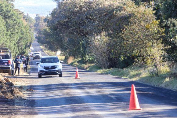 Con inversión de más de 25 mdp inician trabajos de rehabilitación en carretera Tlahuapan-San Matías Tlalancaleca