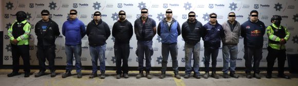 Detienen a 10 hombres por el robo de cable de una empresa de telecomunicaciones