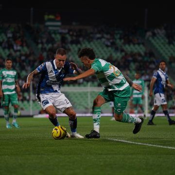 Santos goleó al Puebla, que sigue sin conocer la victoria en el Torneo