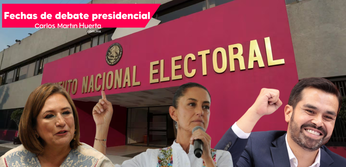 INE prepara 3 debates presidenciales