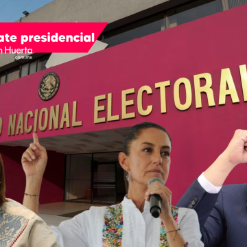 INE prepara 3 debates presidenciales