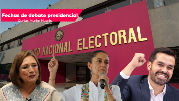 INE prepara 3 debates presidenciales
